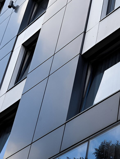 Aluminum composite panel cladding
